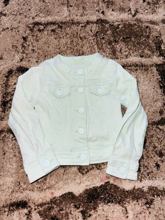 Gr 104 Jeansjacke C&A mintgrün