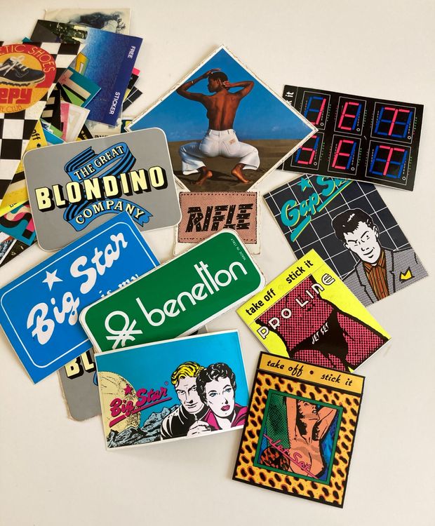 Trend Retro-Aufkleber Mit Minzeis-Duft – 24 Stück, Scratch 'n Sniff, 80er-Jahre-Designs