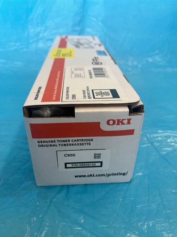 Oki Cartucce per stampanti & toner: Original Oki C650, Oki C651dn black Toner, 09006130 – Nuovo e nell'imballaggio originale da Glattbrugg venduto da copytron 1