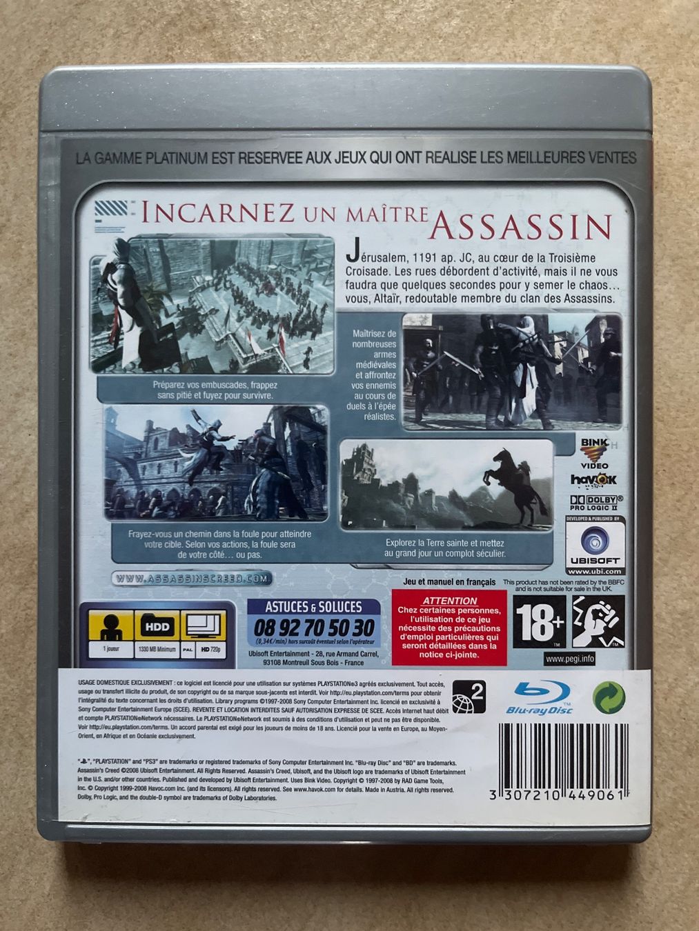 Sony Giochi: Jeu Assassins Creed pour PLAYSTATION PS3 – Usato da Vernayaz venduto da Darkfrost 1
