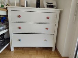 Hemnes Kommode weiss 3 Schubladen defekt