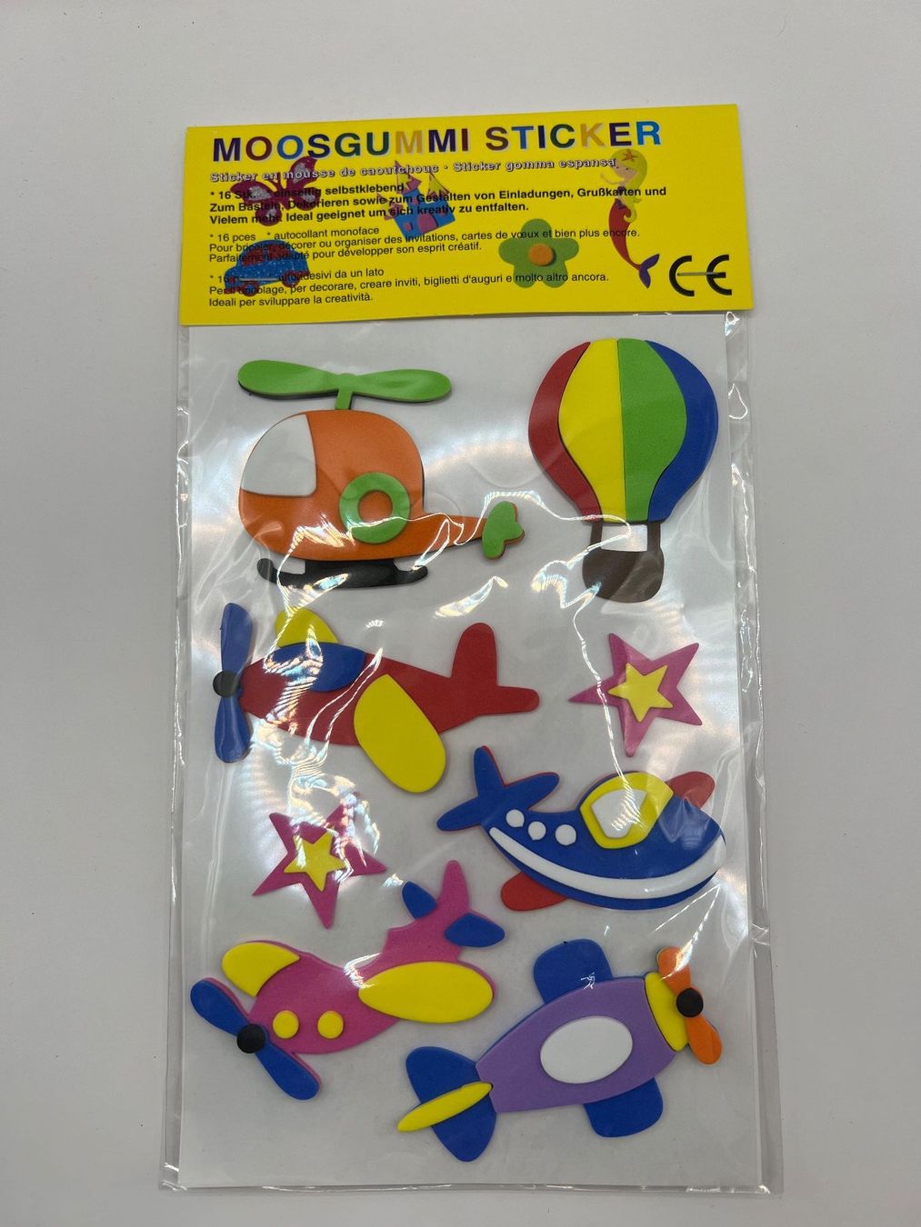 Sticker: 16 Stk. Moosgummi Sticker Aufkleber Kleber – Nuovo e nell'imballaggio originale da Vaduz venduto da NotNeeded