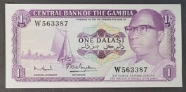 1 DALASI / GAMBIA ND (1971-87) (BANKFRISCH)