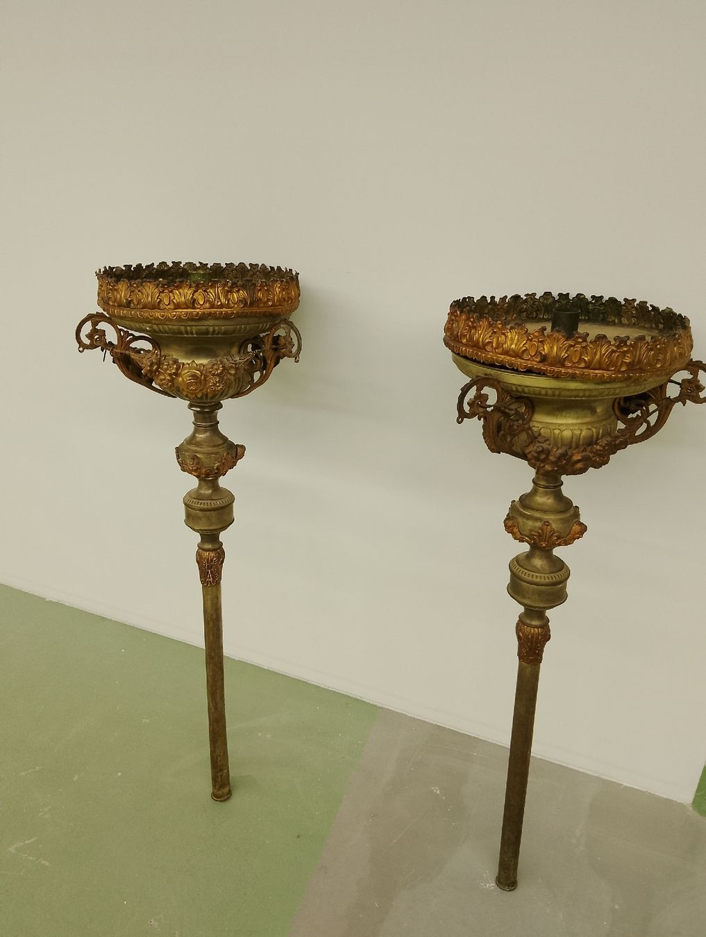 Bougeoirs: coppia di torciere antiche – D'occasion à Lugano par Johnny72