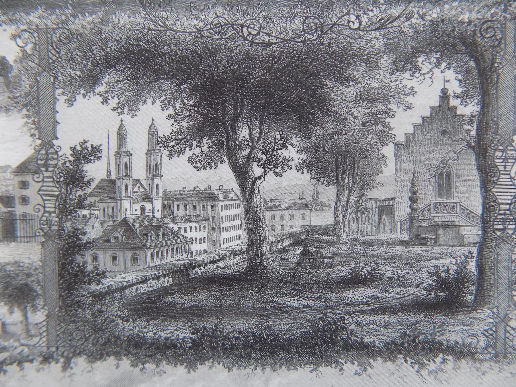 Gravures: Zürich Souvenirblatt von Ringger – D'occasion à Risch par Rischli15 7