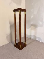 Italienische Empire Podest aus Holz und Messing, Säule