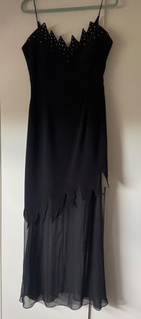 John Charles Kleid schwarz Grösse 40/42 mit Steinbesatz