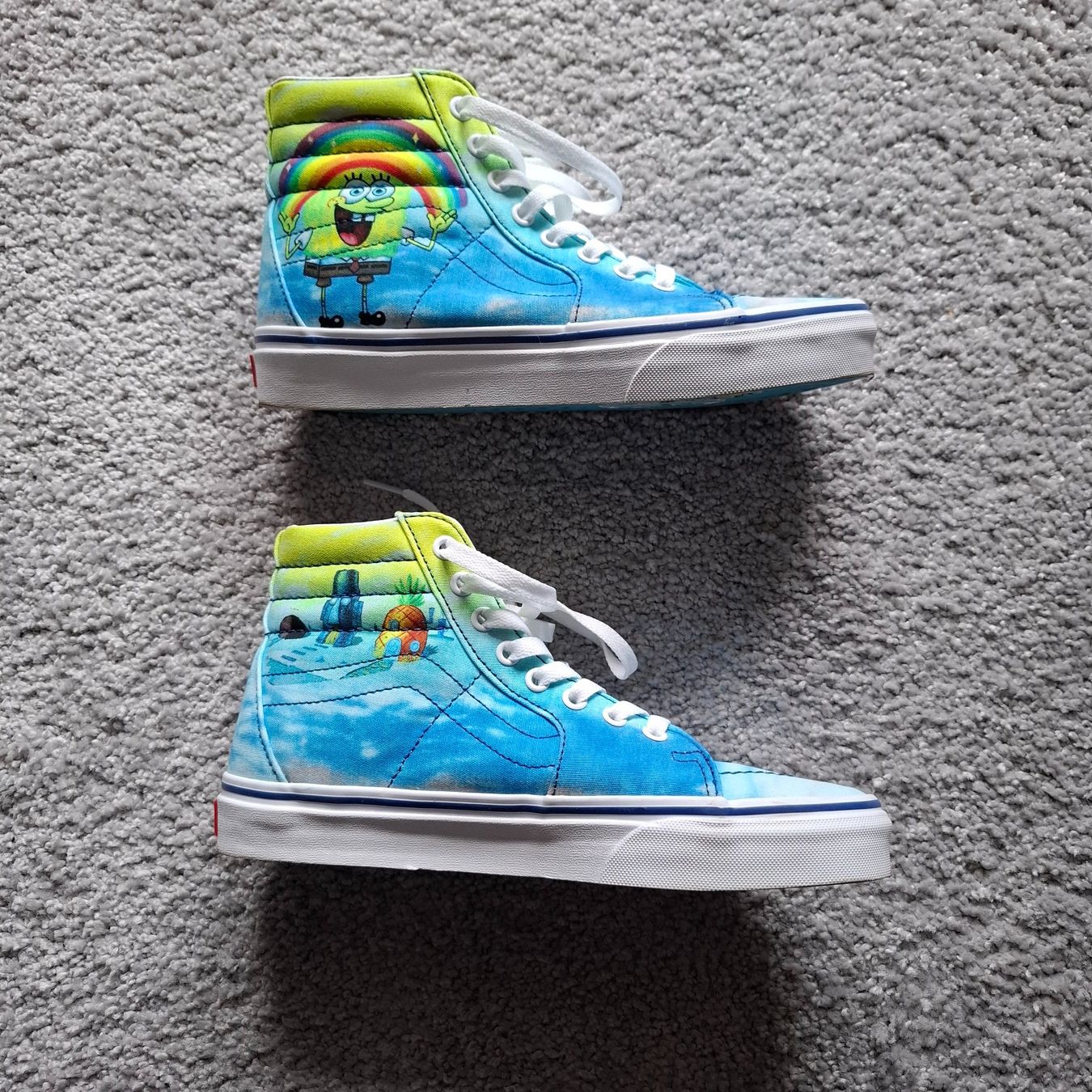 Vans Scarpe da uomo: Vans Sk8 Hi Spongebob Squarepants Bikini Bottom – Nuovo (secondo la descrizione) da Hombrechtikon venduto da Tinea82 4