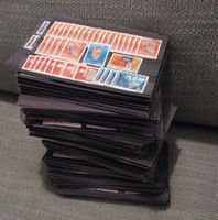 200 Stk. CH Briefmarken-Steckkarten