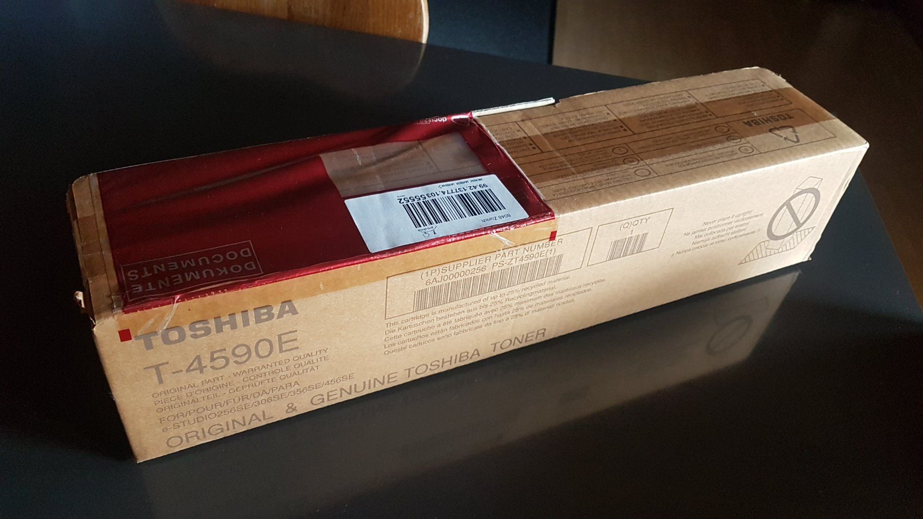 Hewlett Packard Druckerpatronen & Toner: Laserdrucker Toner THOSHIBA T-4590E SCHWARZ – Neu und originalverpackt aus Goldiwil (Thun) von Carlo77