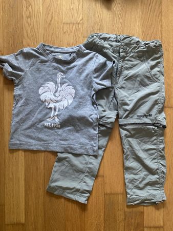 Trevolution Wanderhose Gr 110/T-Shirt von Strauss Gr. 98/104