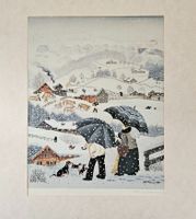 Albert Manser signé et daté  Appenzell  Rare et vintage