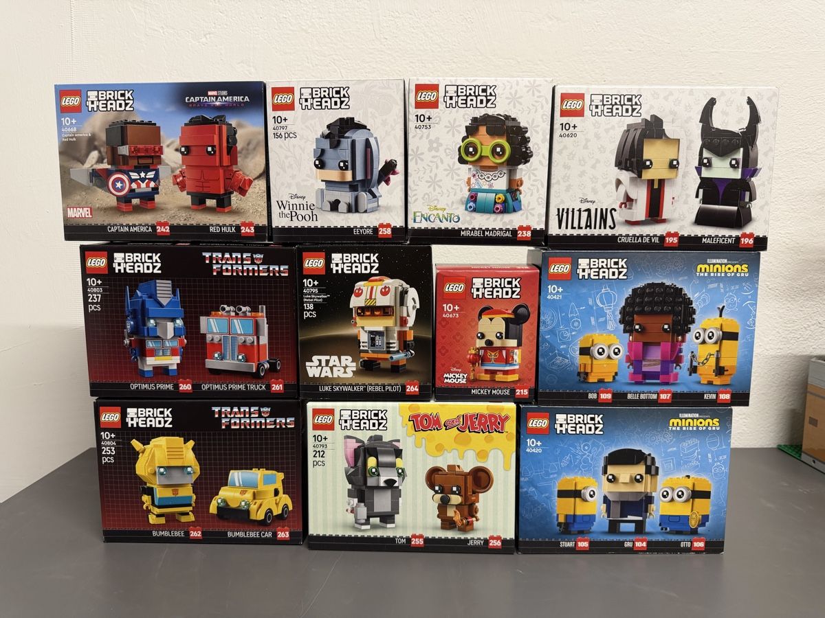 Lego Kit di costruzioni: 17 Lego Brick Headz Sets neu und ovp – Nuovo e nell'imballaggio originale da Schwarzenburg venduto da Schrepfer