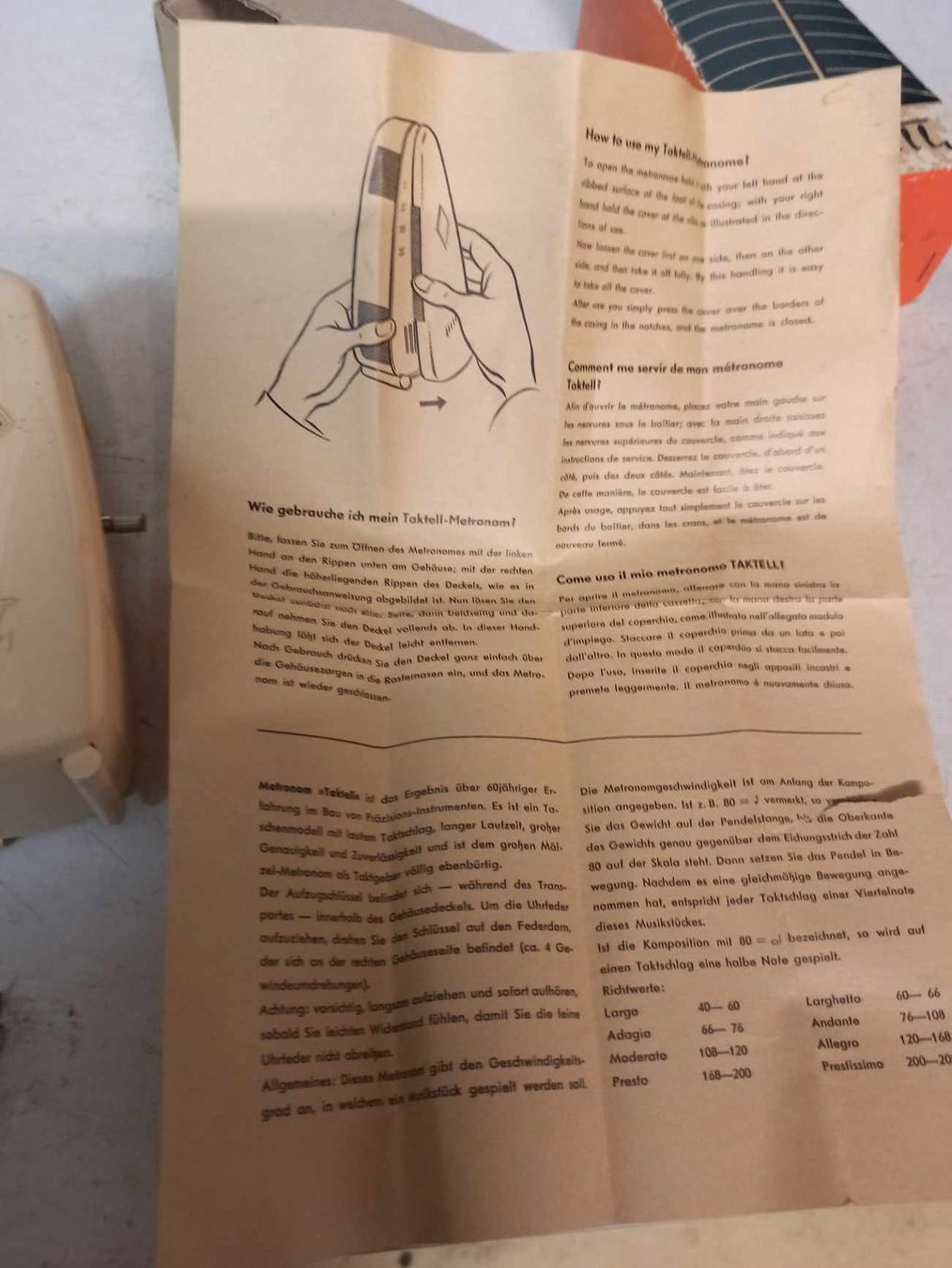 Misurare: Métronome (nr 2) – Usato da La Chaux-de-Fonds venduto da Emmaus2300CDF 8