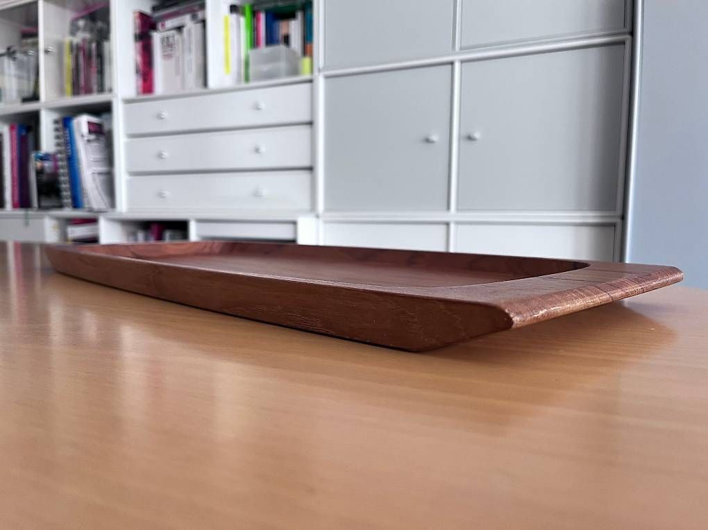Pareti & Soffitti: Wiggers Teak Tablett – Mid Century Design Denmark – Usato da Zürich venduto da Ikle00 4