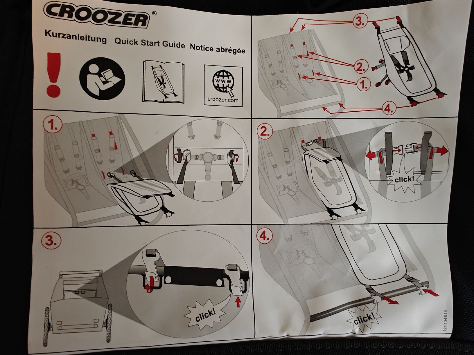 Croozer Anhänger: Croozer Hamac bébé – Gebraucht aus Biel/Bienne von Jozijoza 1