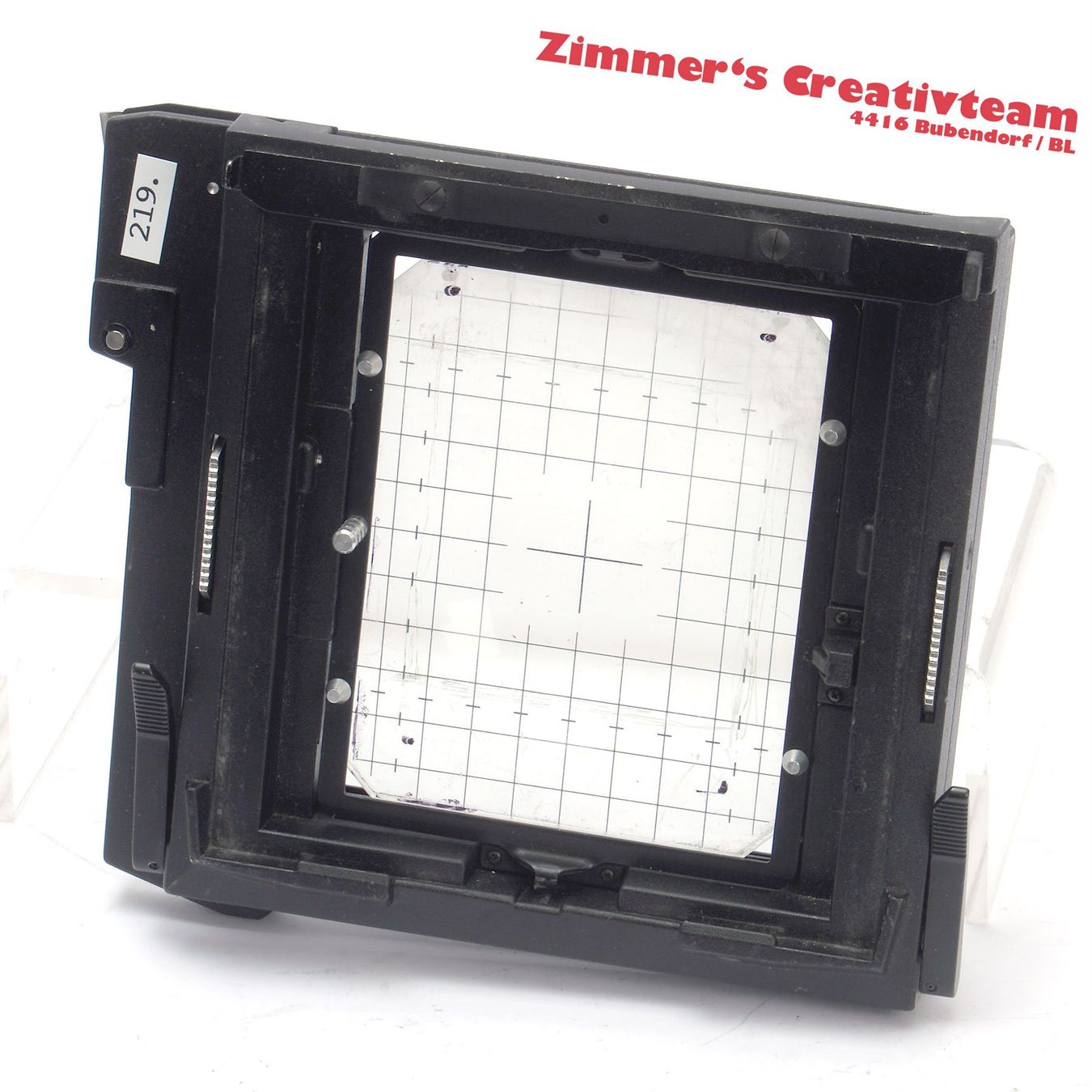 Sinar Fotocamera: SINAR P Mattscheiben-Rahmen 4/5in. – Usato da Bubendorf venduto da zimmers_creativteam