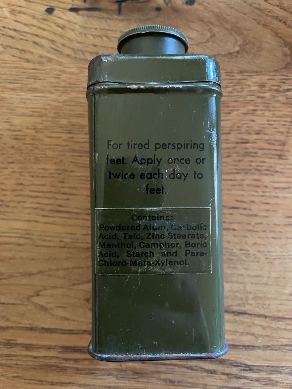 US Army Uniformen: Original us army. Ww2 Foot powder – Gebraucht aus Oberbütschel von Woodie2005 1