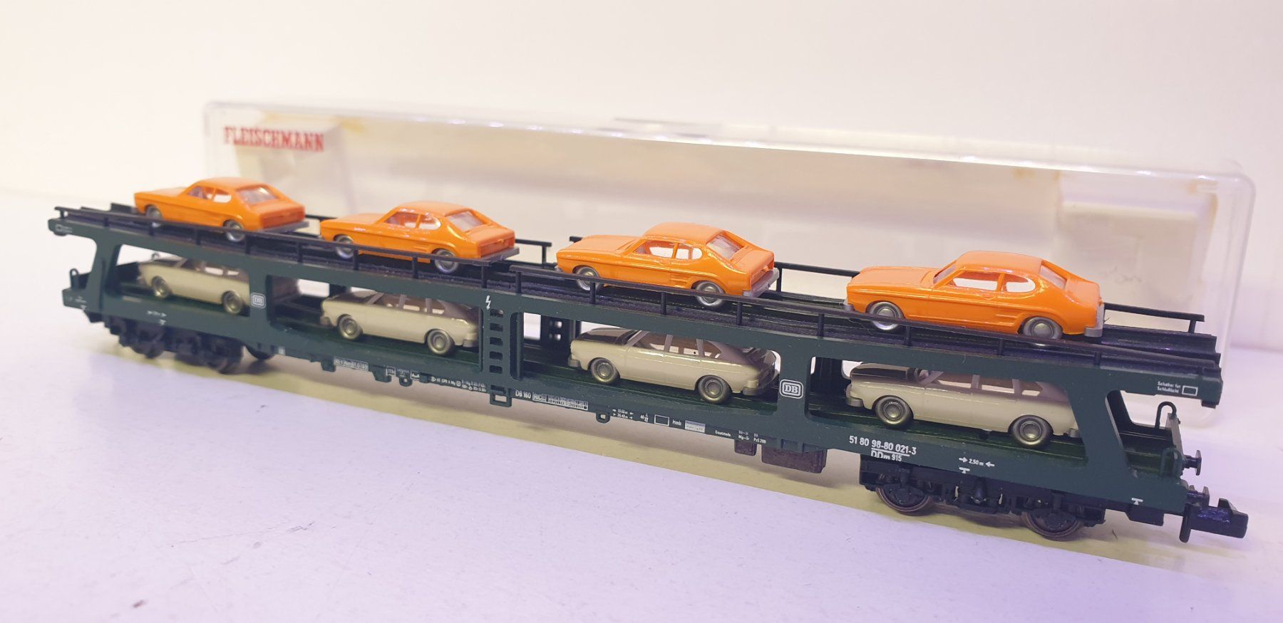 Fleischmann Modelleisenbahnen: Fleischmann Autotransport  Spur N – Neu (gemäss Beschreibung) aus Neuenhof von ludovicco 2