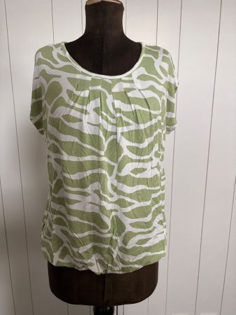 chicorée Shirt grün/weiss - Grösse M
