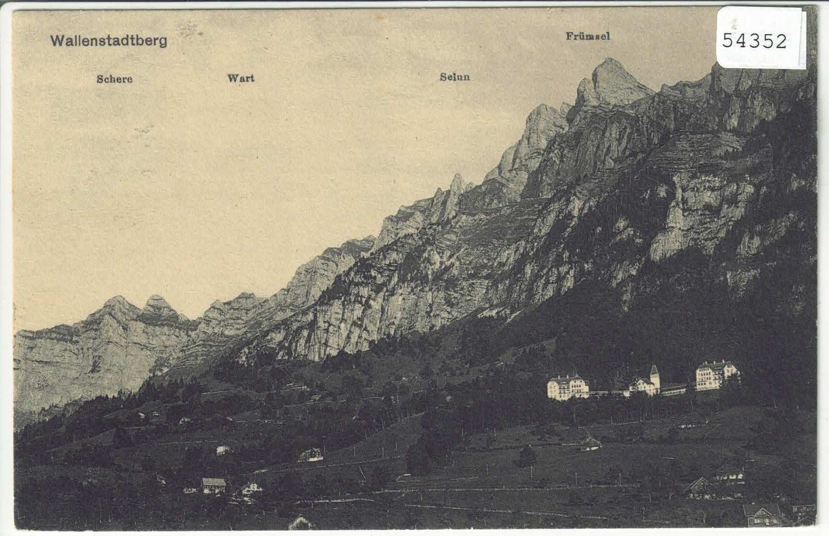 Cartoline postali: Wallenstadtberg - Sanatorium – Usato da Ettingen venduto da Kartenplanet