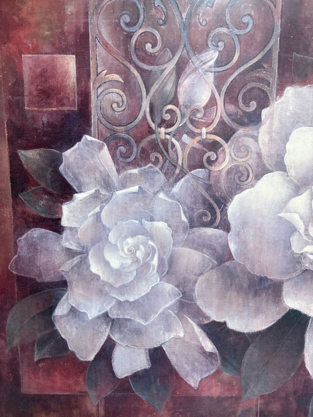 Dipinti: 100 cm breit x 75 cm hoch/Kunstdruck Blumen – Usato da Ottenbach venduto da TimelessEmotions. 5