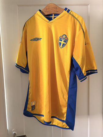Fussball Trikot Schweden Vintage Retro
