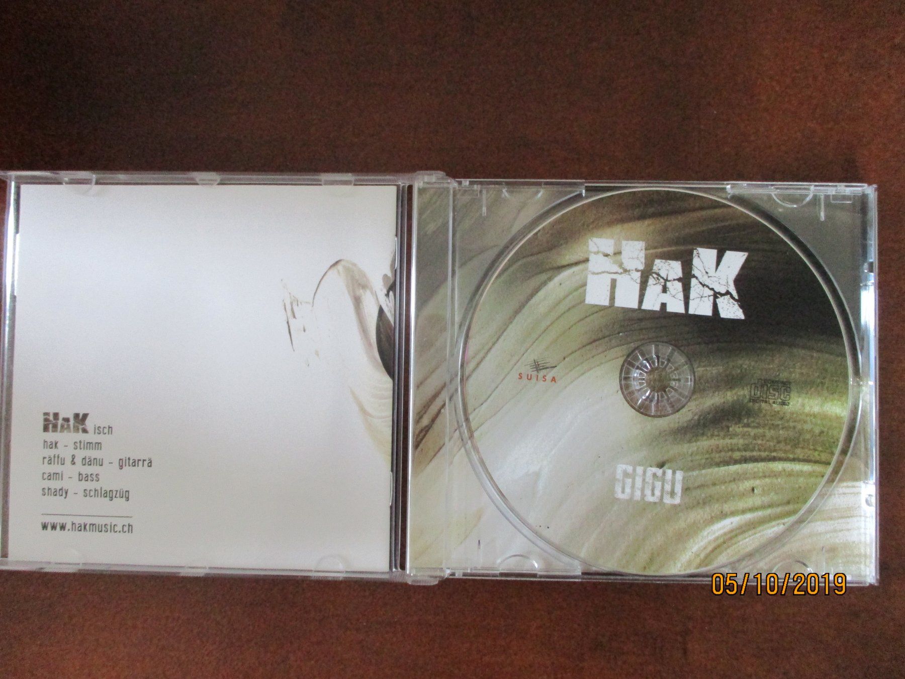 CD: Hak - GIGU – Usato da Liestal venduto da Disc-Point 1