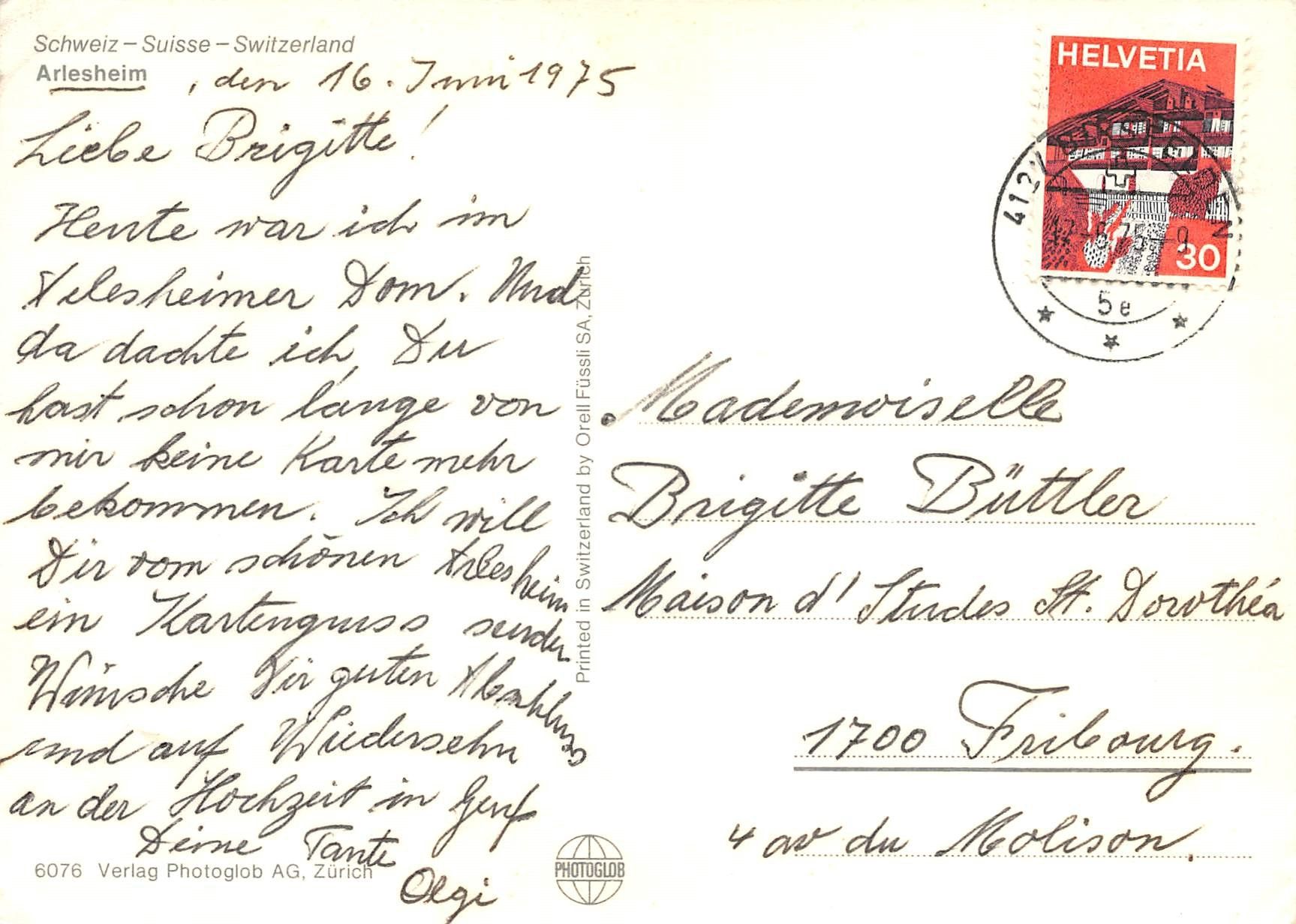 Cartes postales: Arlesheim – D'occasion à Ottikon b.Kemptth. par Neptun1974 1