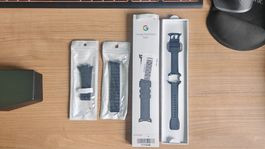 Google Pixel Watch 4 41mm Lederarmband + 2 weitere Armbänder