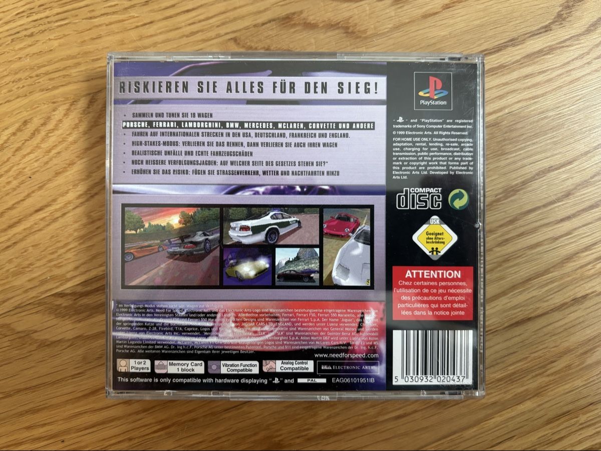 Giochi: PS (PAL) - Need for Speed: Brennender Asphalt – Usato da Widen venduto da mxpx_1981 2