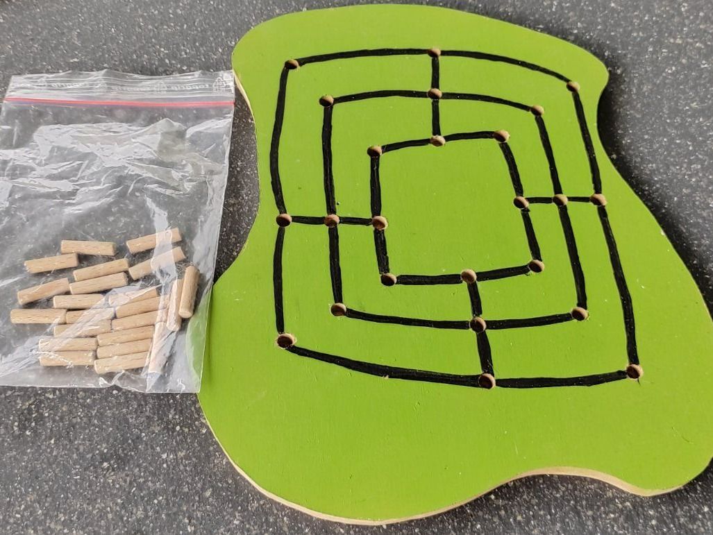 Giochi: Mühle aus Holz – Nuovo (secondo la descrizione) da Dottikon venduto da Oldyfreak