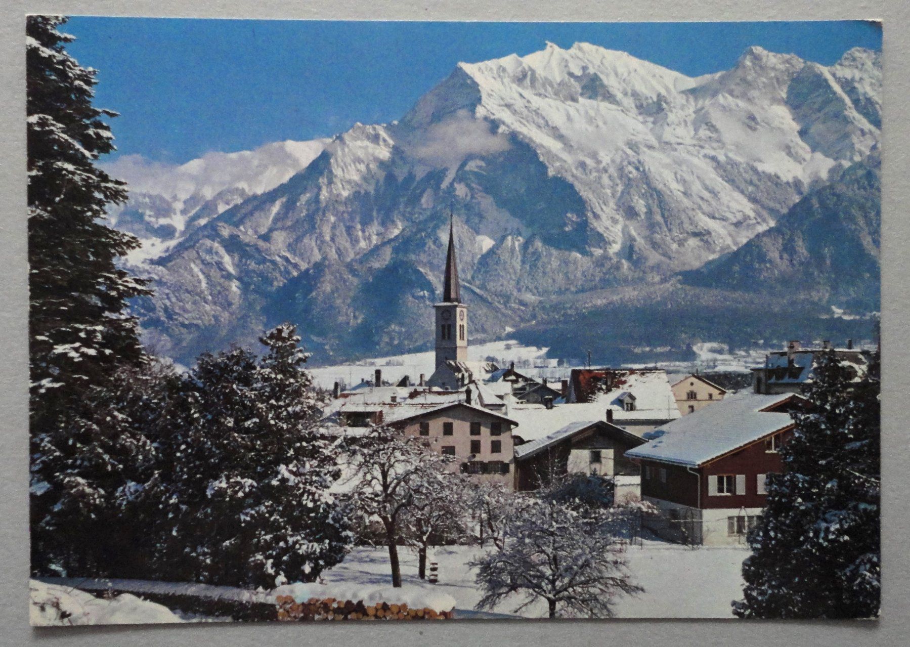 Cartoline postali: Bad Ragaz mit Falknis – Usato da Fétigny venduto da Billy2miny