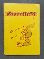 Formelheft Schule aus dem Jahr 2000, Schlumpf