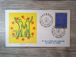 TR47 Enveloppe + Timbre Luxembourg 1963