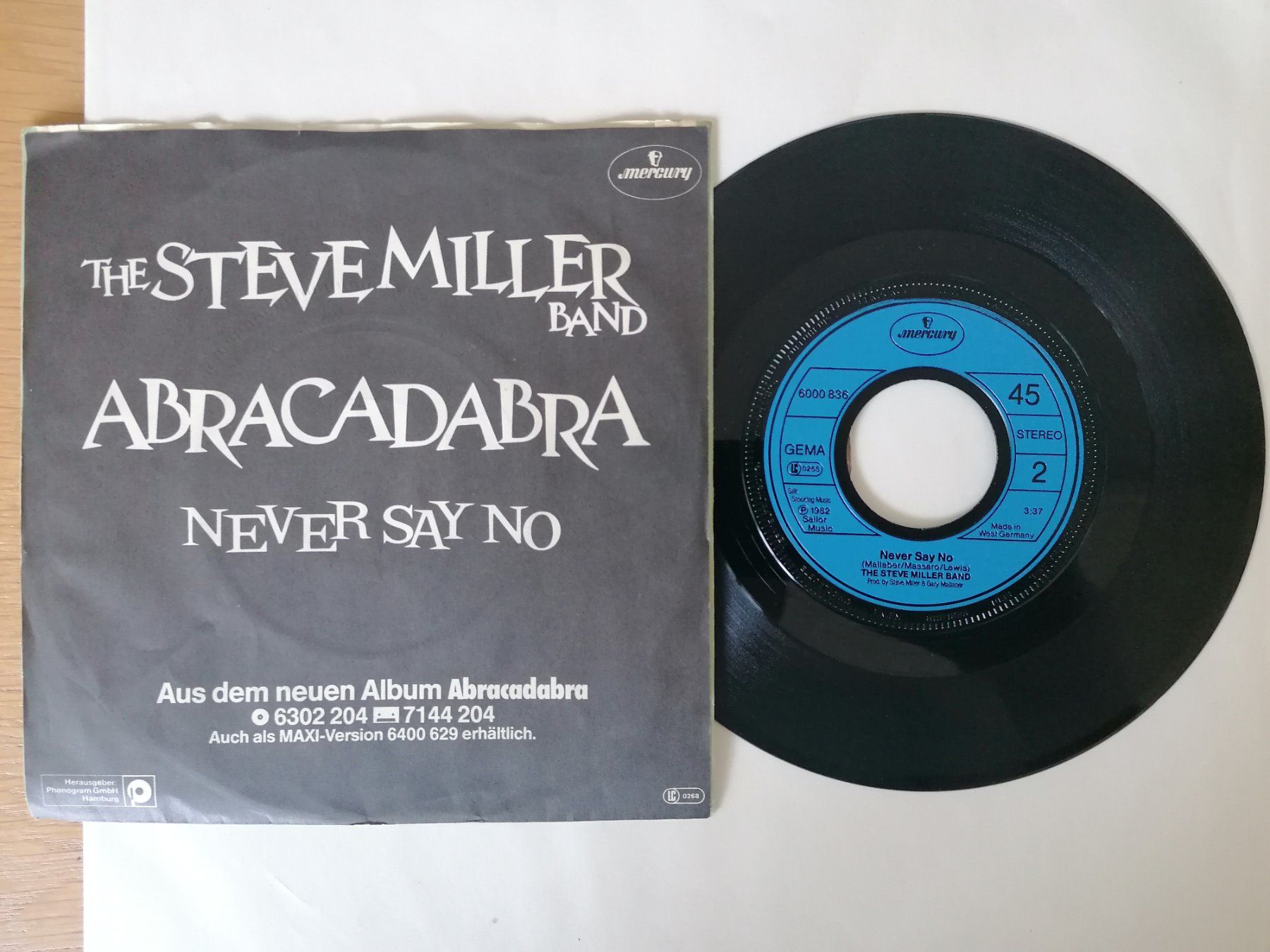 Dischi in vinile: Steve Miller Band - Abracadabra Single, – Usato da Beinwil am See venduto da Funkthesizer 1