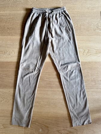 Oakwood Lederhose Ziegenvelours beige Grösse XS neuwertig