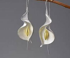 0047a-Zeitlose Eleganz in Calla-Lilie(Silver)
