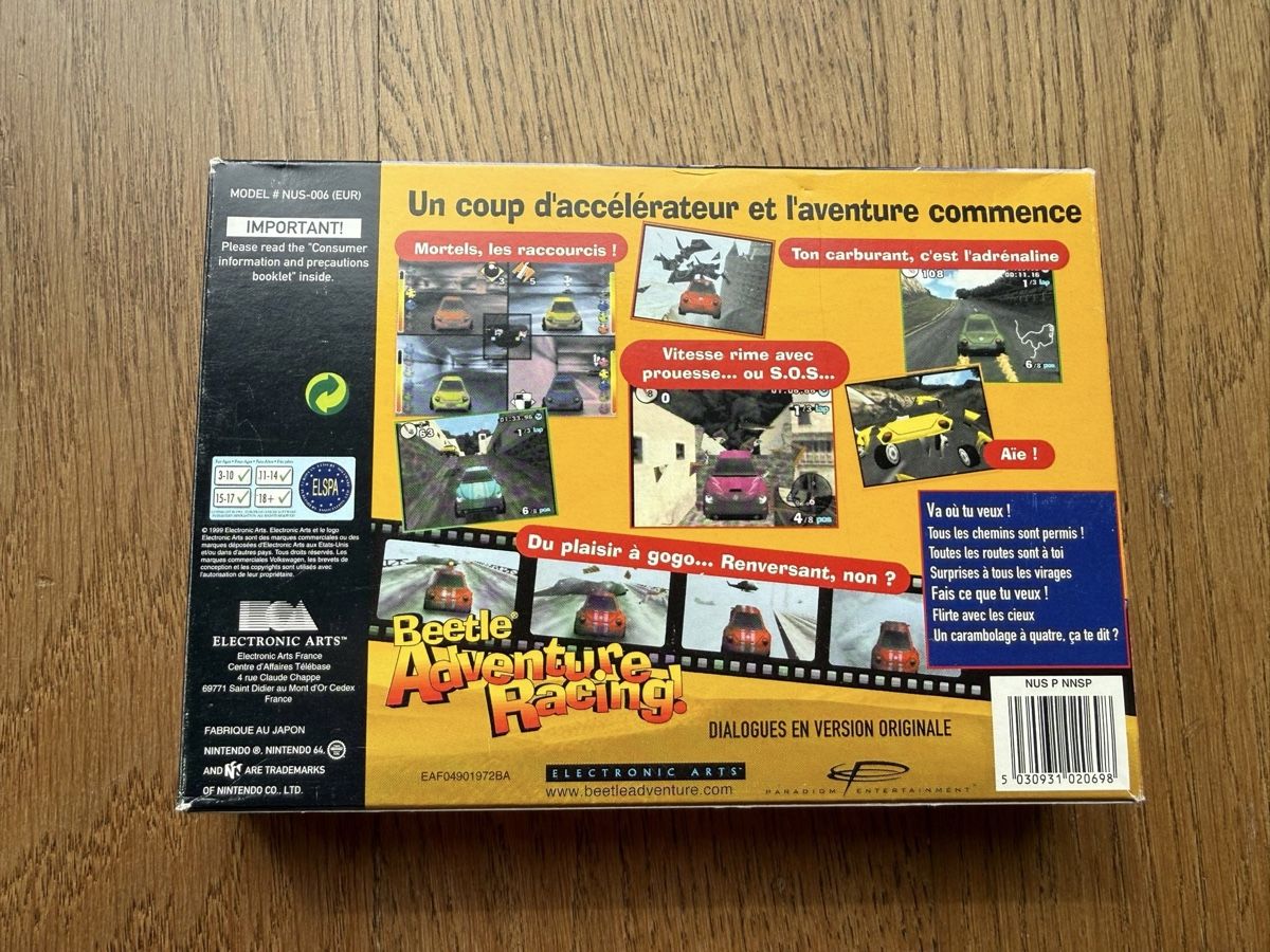 Nintendo Giochi: Beetle Adventure Racing! / Nintendo 64 – Usato da Läufelfingen venduto da Seraphim13 2