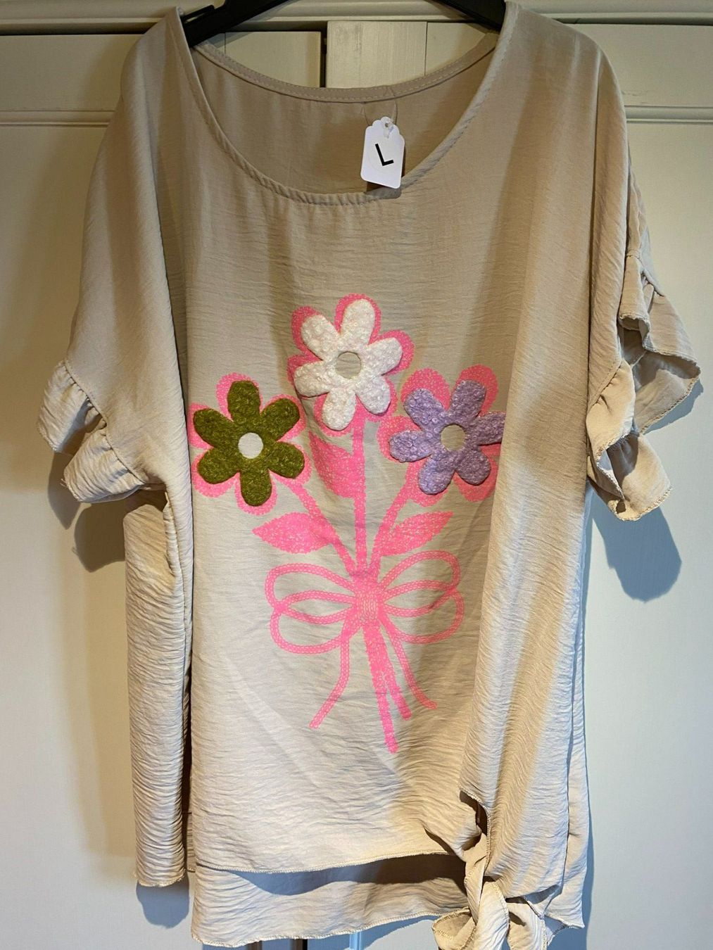 Camicette: FRÜHLINGS BLUSE KURZARM,BEIGE – Nuovo e nell'imballaggio originale da Meienried venduto da ManuelaBoutique 5