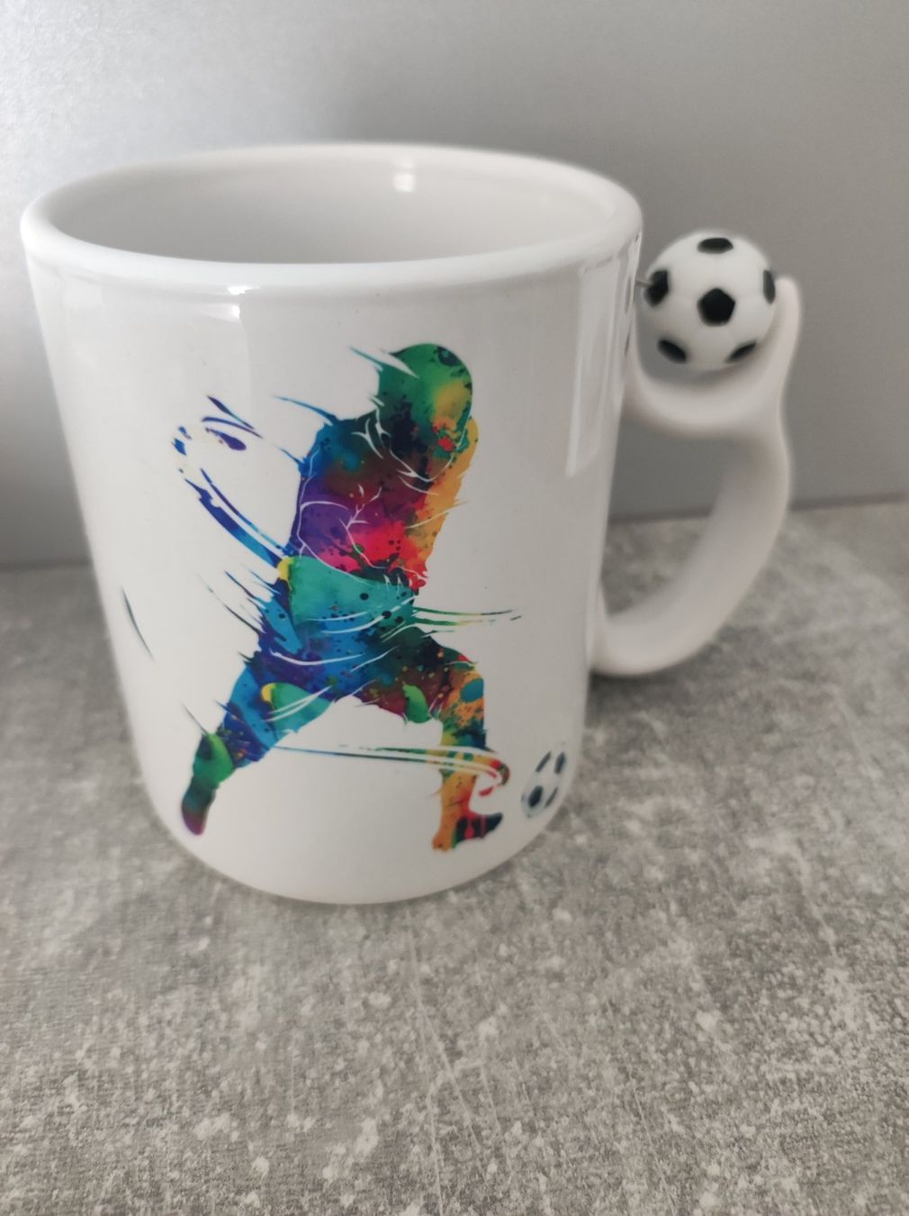 Tazze: Fussball Keramik Tasse Tee Kaffee NEU – Nuovo e nell'imballaggio originale da Balsthal venduto da tudorf 1