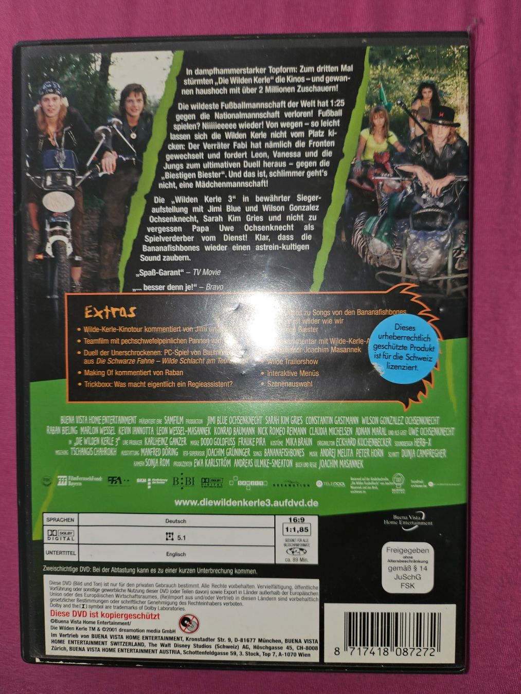 Tutti i DVDs: DVD: Die wilden Kerle 3 – Usato da Thun venduto da Shame 1