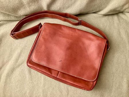 Messenger Leather Leonardo Guizzetti