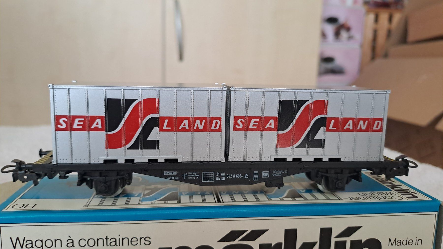 Märklin Modellini di ferrovie: Märklin 9 verschiedene Güterwagen H0 WS/21 – Usato da Winterthur venduto da Riebeli333 7