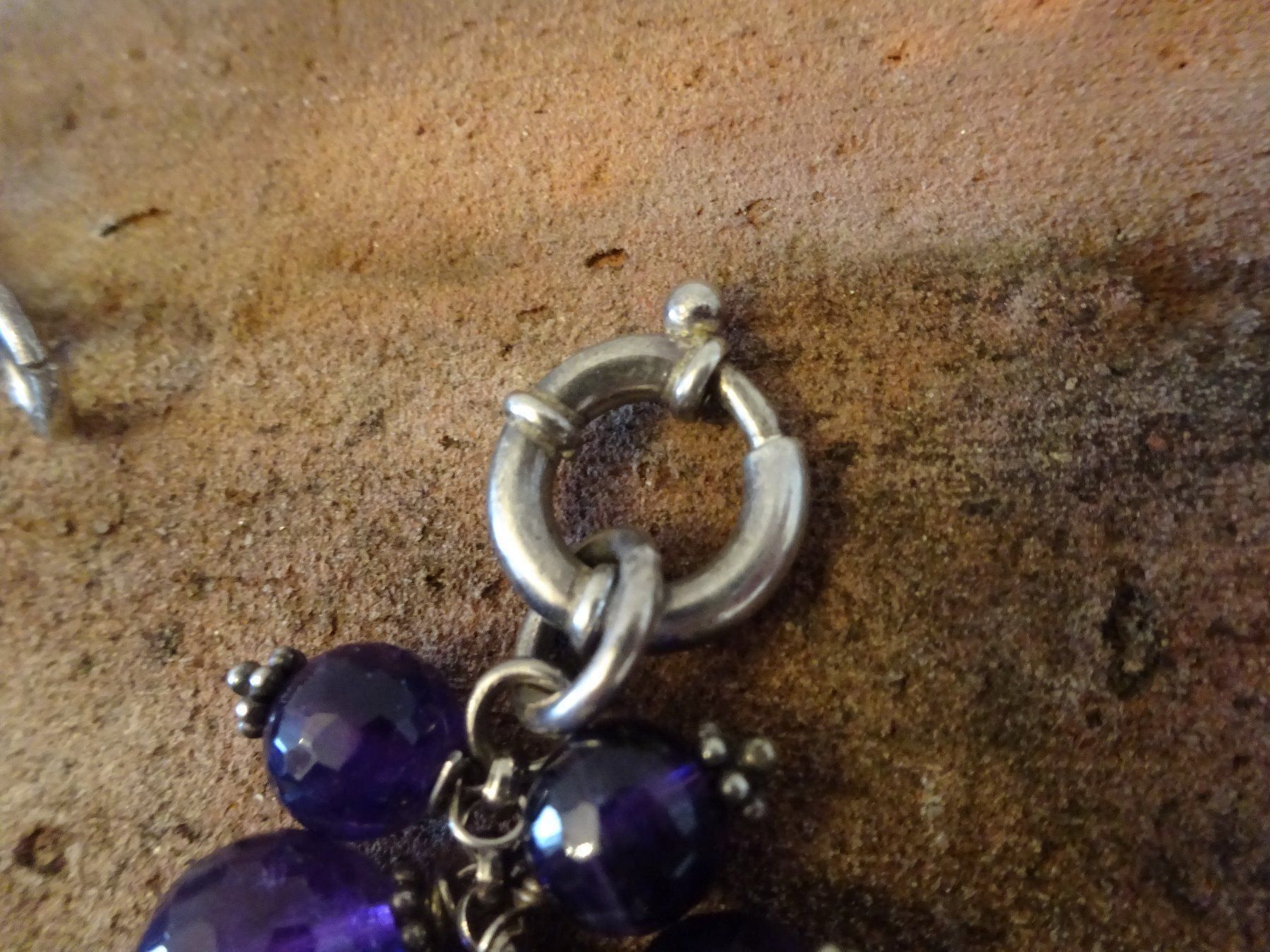 Catenine: Kette Amethyst Traube / 925 Silber – Usato da Esslingen venduto da FetteSchnecke 8