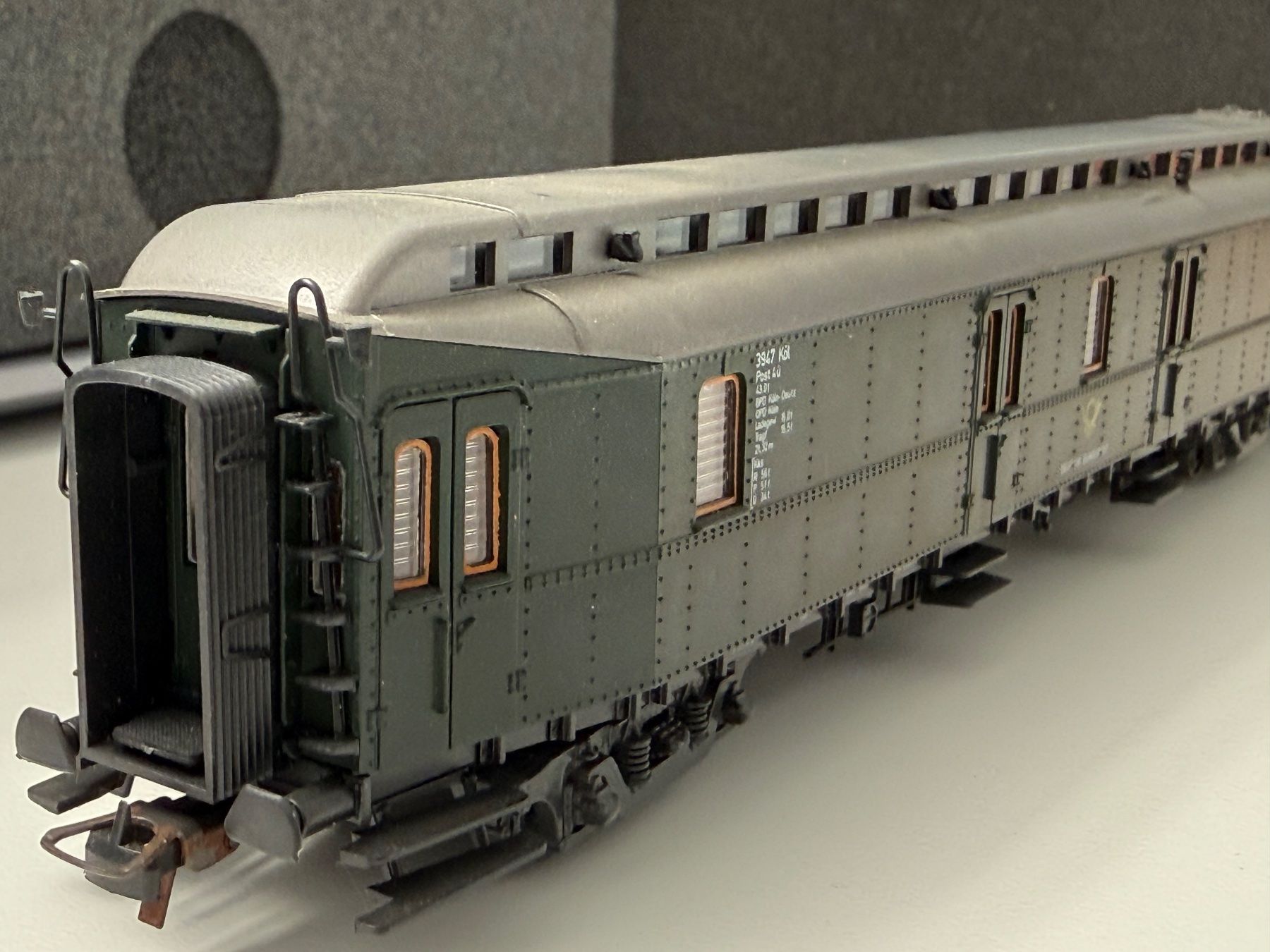 Roco Modellini di ferrovie: Roco 4293 DRG Bahnpostwagen 4Ü / DC HO – Usato da Jonschwil venduto da sutfra12