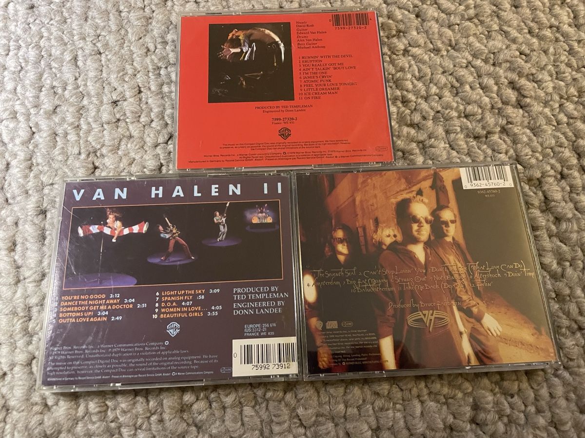 CDs: 3x Van Halen – Gebraucht aus Reinach AG von trigger7811 2