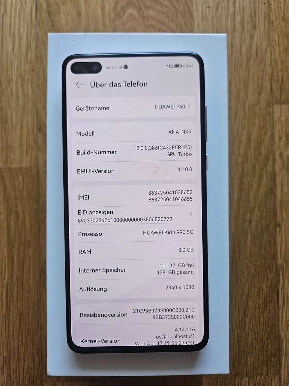 Huawei Portables: Huawei P40 5G – D'occasion à Greifensee par Tatau_Batterien