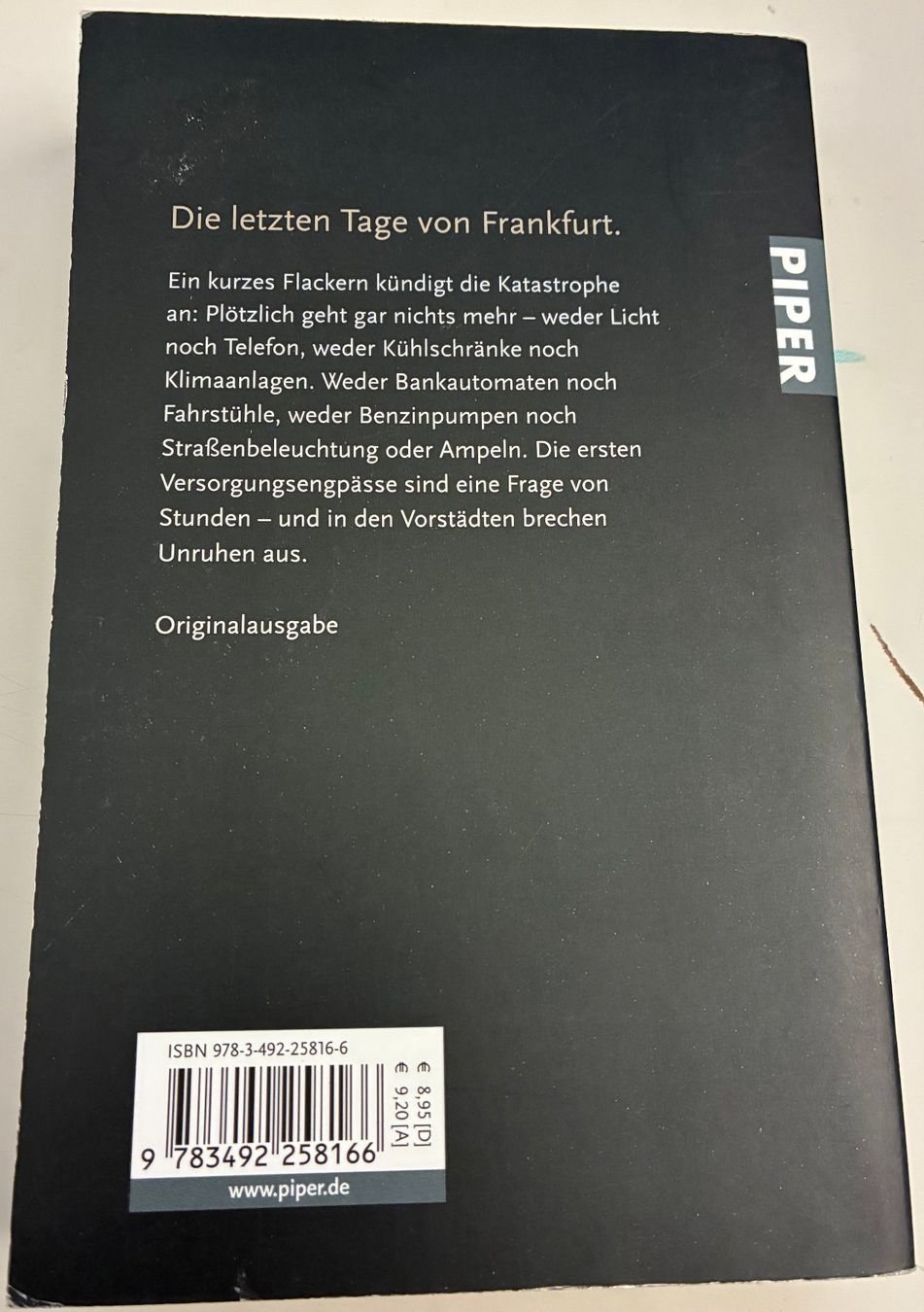 Libri: Peter Schwindt - Schwarzfall - Thriller -Top Zustand! – Usato da Reutlingen venduto da Gianni16 1