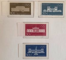BRD 1970 XX. Olympia Muench. Bauten Satz 4V MNH postfrisch
